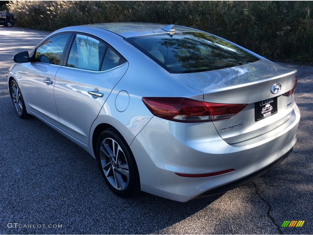 2017 Elantra Limited - Silver / Gray photo #4