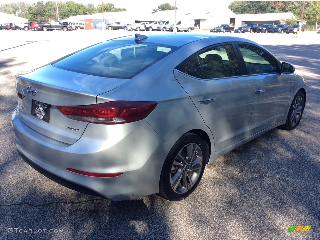 2017 Elantra Limited - Silver / Gray photo #6