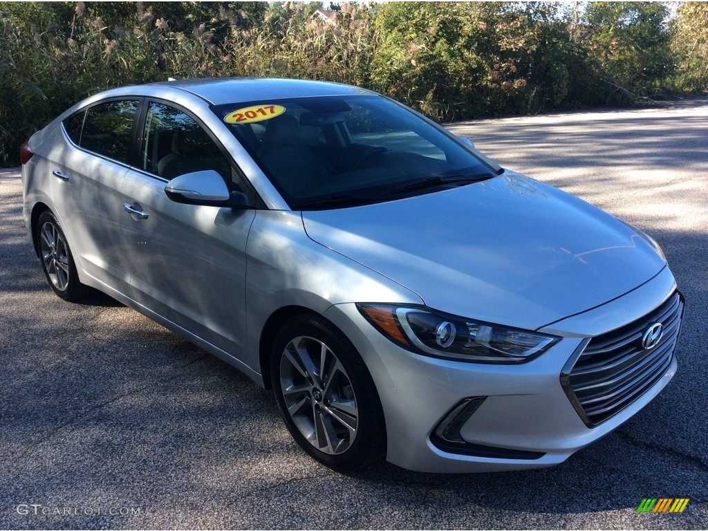 2017 Elantra Limited - Silver / Gray photo #8