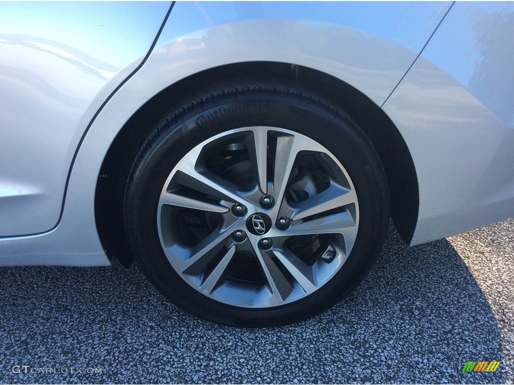 2017 Elantra Limited - Silver / Gray photo #11