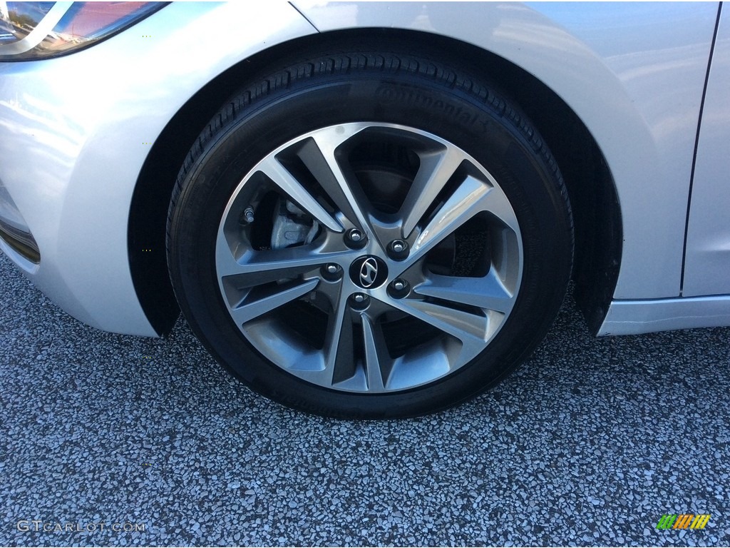 2017 Elantra Limited - Silver / Gray photo #12