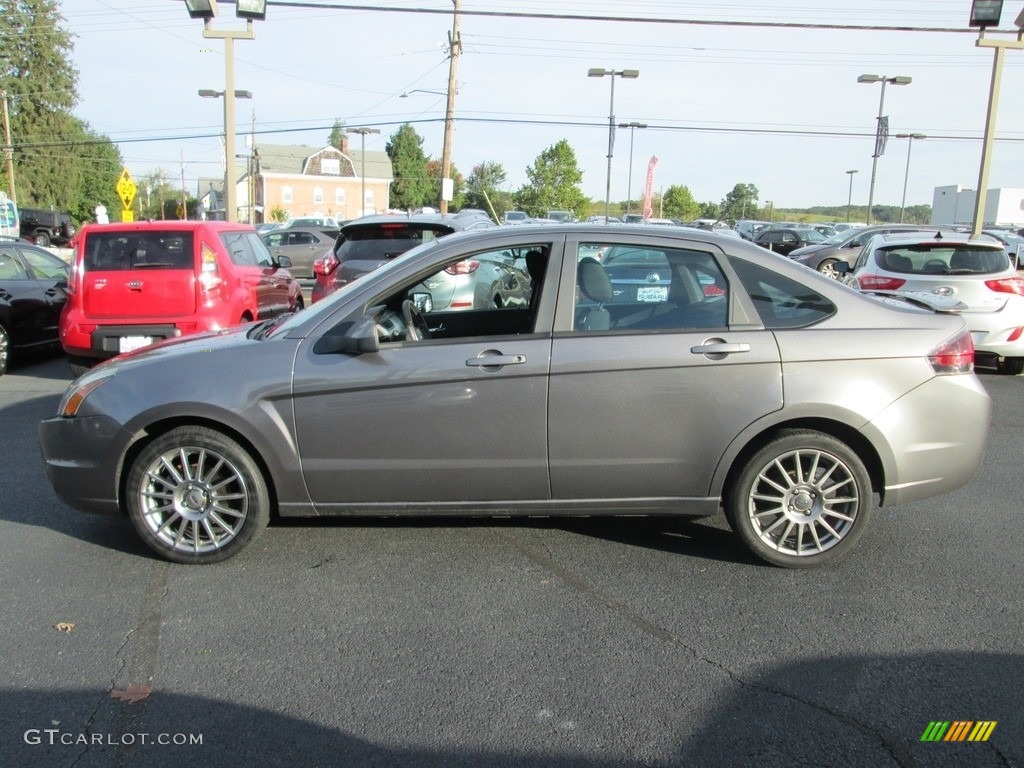 2010 Focus SES Sedan - Sterling Grey Metallic / Charcoal Black photo #9