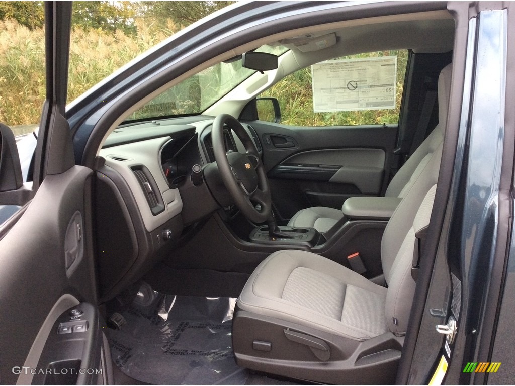 Jet Black/Dark Ash Interior 2019 Chevrolet Colorado WT Extended Cab Photo #129934354