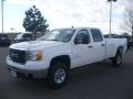 Summit White - Sierra 3500HD Work Truck Crew Cab 4x4 Photo No. 3