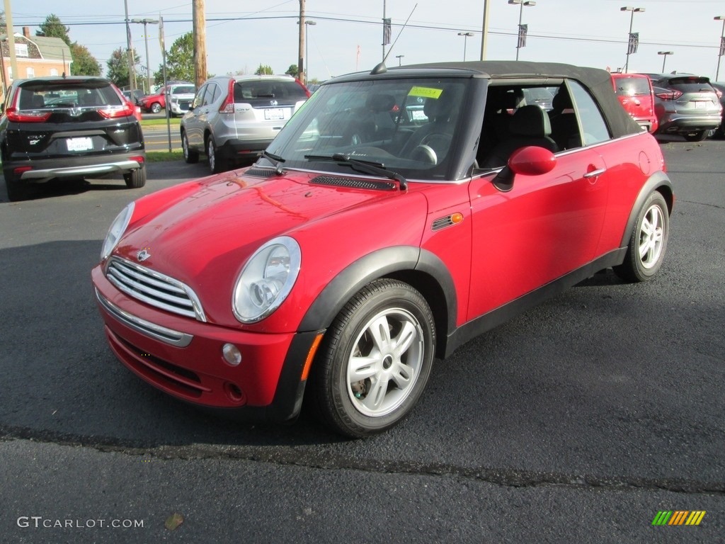 2006 Cooper Convertible - Chili Red / Black/Panther Black photo #2