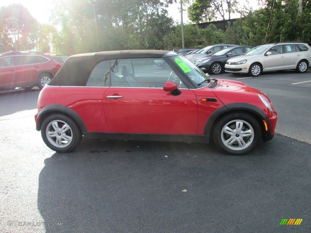 2006 Cooper Convertible - Chili Red / Black/Panther Black photo #5