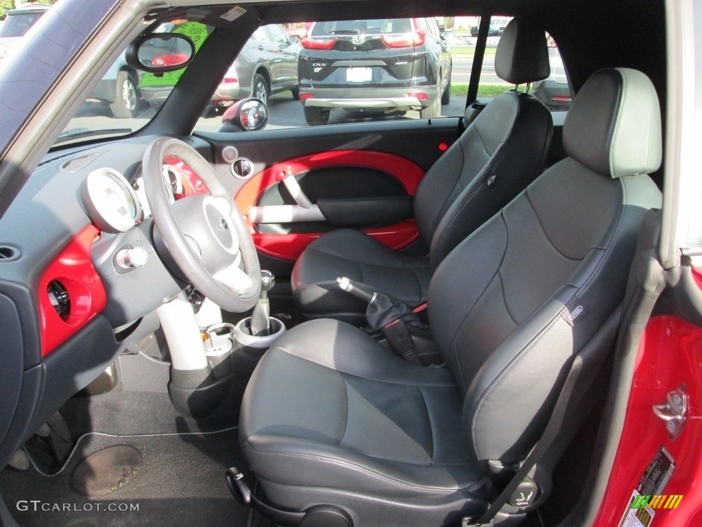 2006 Cooper Convertible - Chili Red / Black/Panther Black photo #11