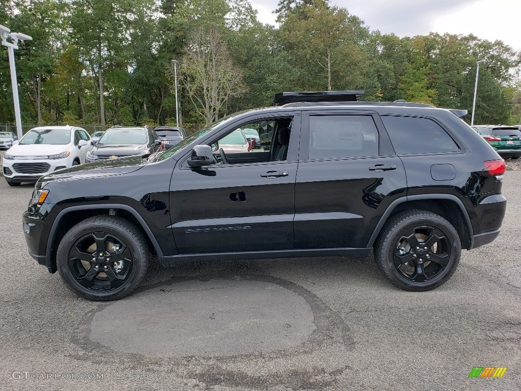 Diamond Black Crystal Pearl 2019 Jeep Grand Cherokee Upland 4x4 Exterior Photo #129936058