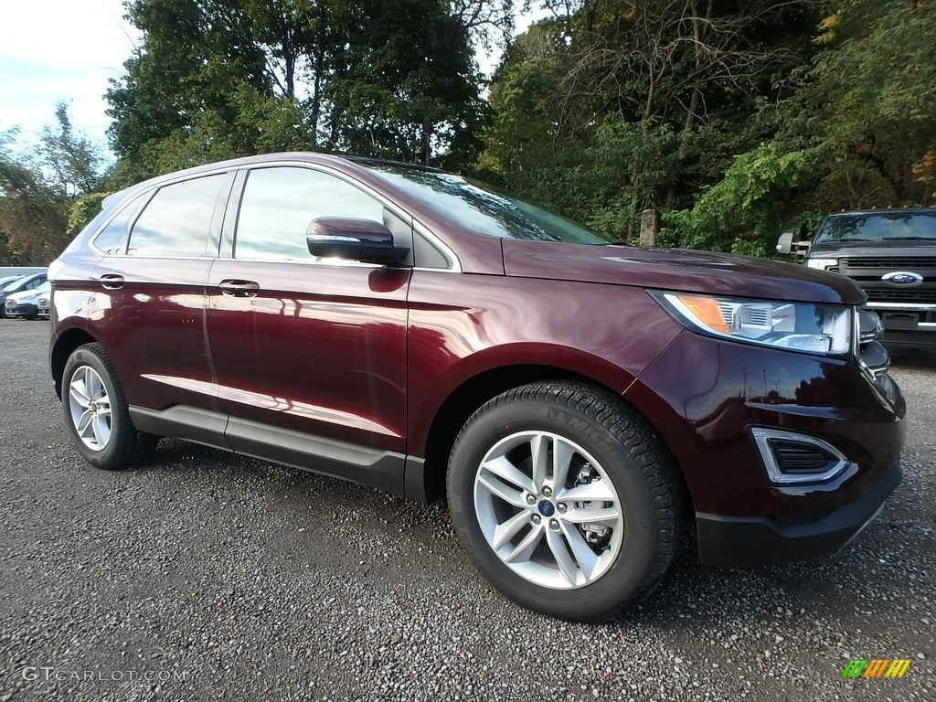 Burgundy Velvet 2018 Ford Edge SEL Exterior Photo #129939112