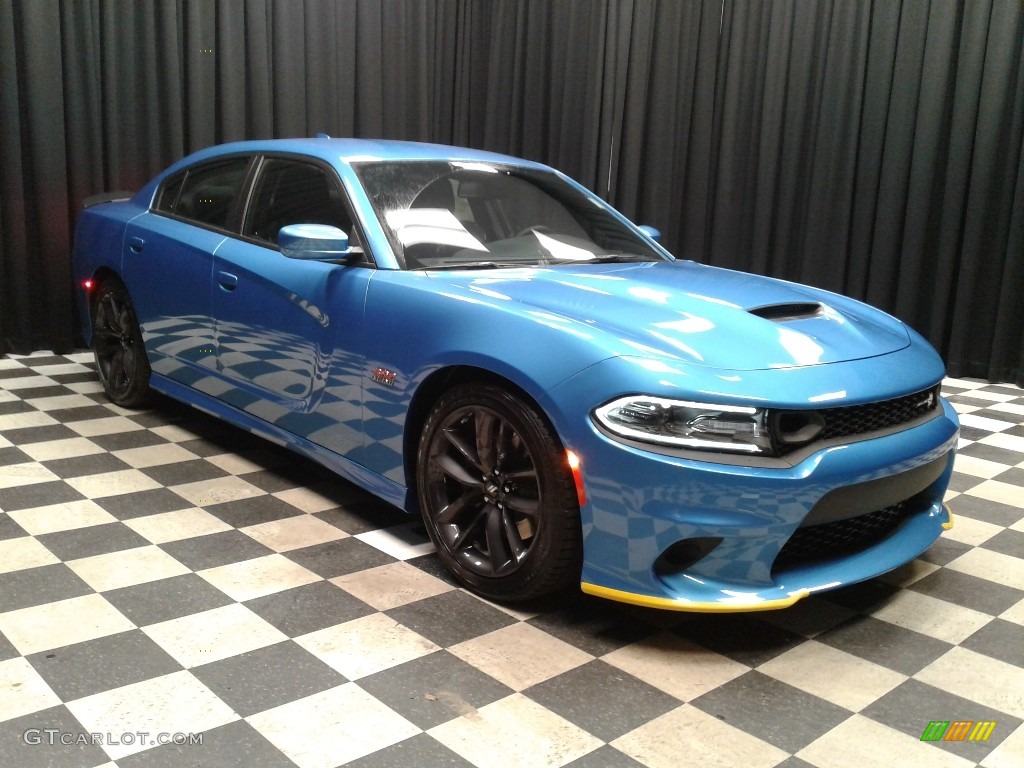 B5 Blue Pearl 2019 Dodge Charger R/T Scat Pack Exterior Photo #129940840