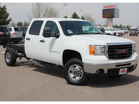 2008 GMC Sierra 2500HD Crew Cab 4x4 Chassis Data, Info and Specs