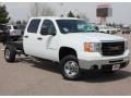 2008 Summit White GMC Sierra 2500HD Crew Cab 4x4 Chassis  photo #1