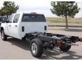 2008 Summit White GMC Sierra 2500HD Crew Cab 4x4 Chassis  photo #5