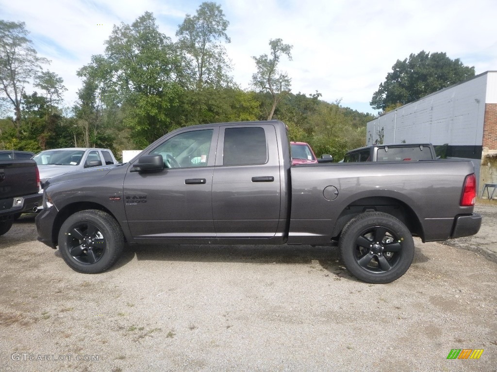 2019 1500 Classic Tradesman Quad Cab 4x4 - Granite Crystal Metallic / Black photo #2