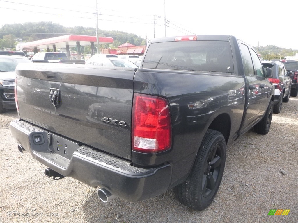 2019 1500 Classic Tradesman Quad Cab 4x4 - Brilliant Black Crystal Pearl / Black photo #5