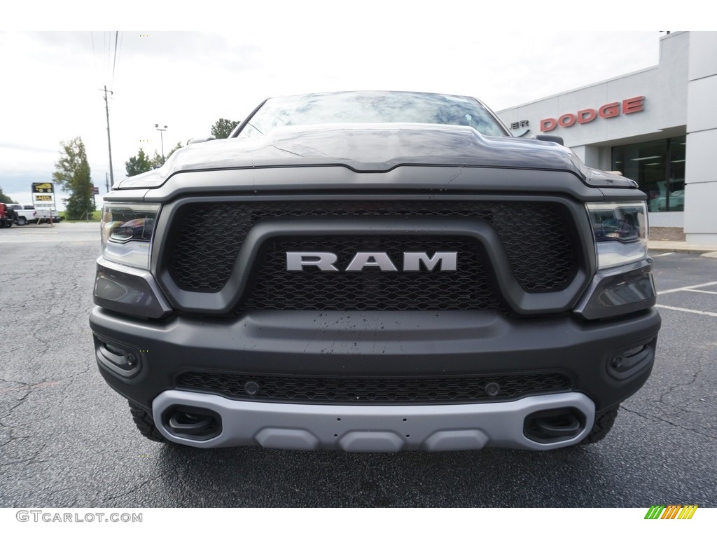 2019 1500 Rebel Crew Cab 4x4 - Granite Crystal Metallic / Black/Red photo #2