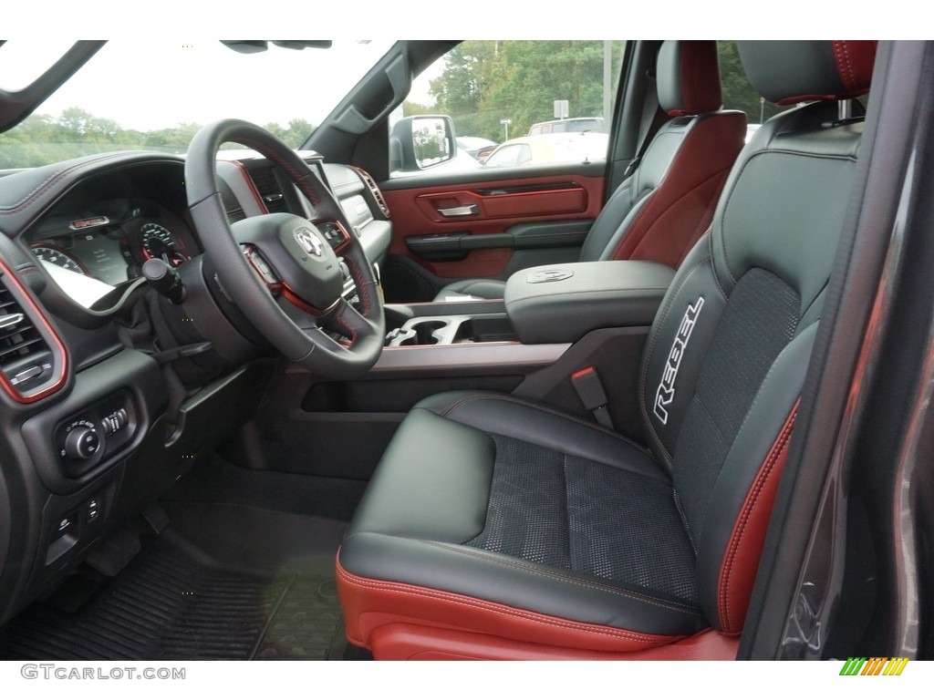 2019 1500 Rebel Crew Cab 4x4 - Granite Crystal Metallic / Black/Red photo #4