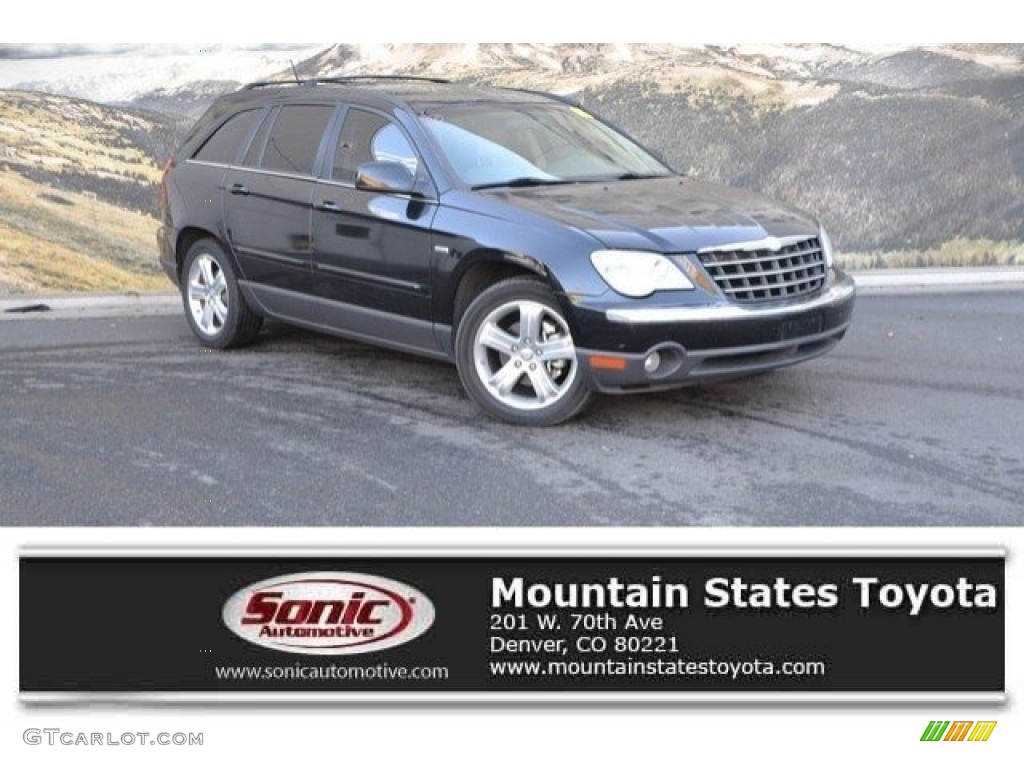 2007 Pacifica Touring - Brilliant Black / Pastel Slate Gray photo #1