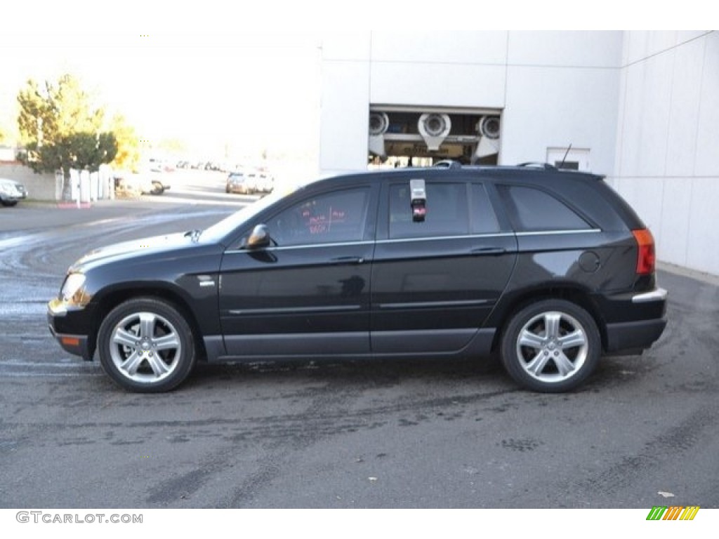 2007 Pacifica Touring - Brilliant Black / Pastel Slate Gray photo #3
