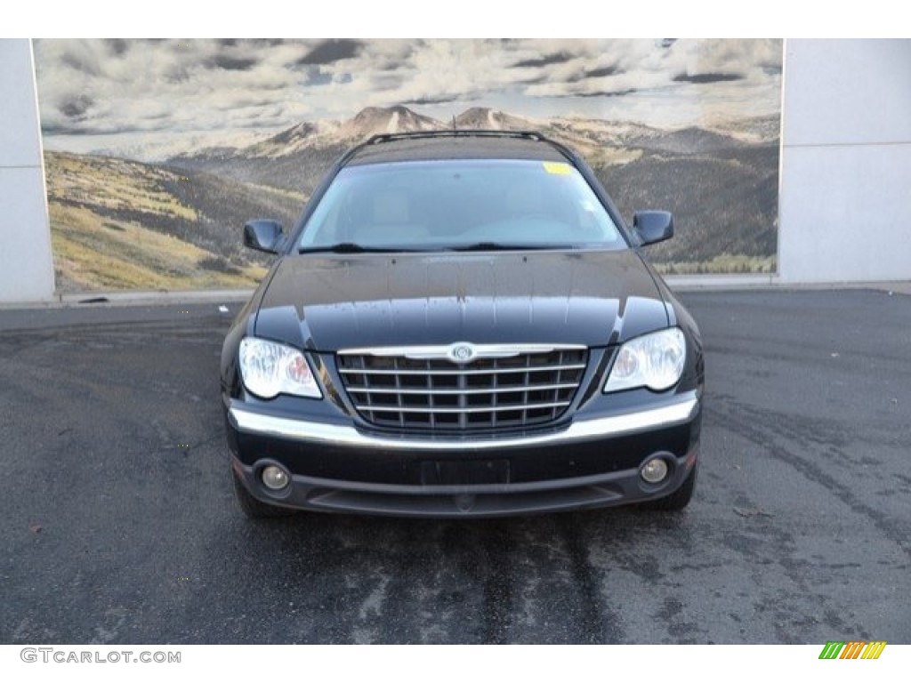 2007 Pacifica Touring - Brilliant Black / Pastel Slate Gray photo #8