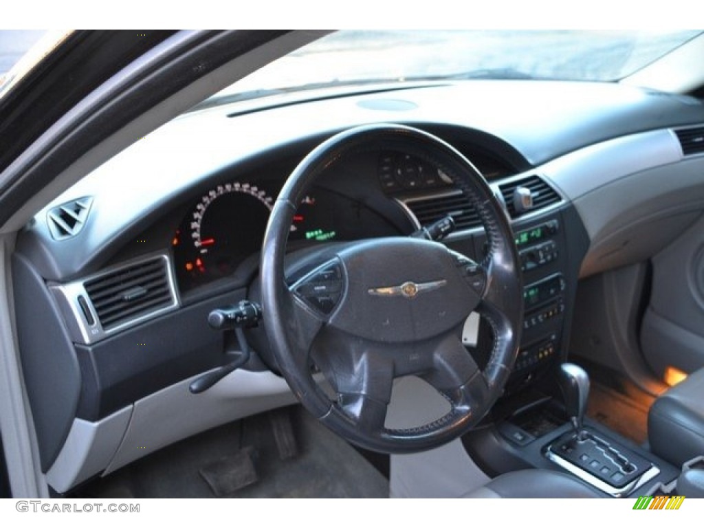 2007 Pacifica Touring - Brilliant Black / Pastel Slate Gray photo #10