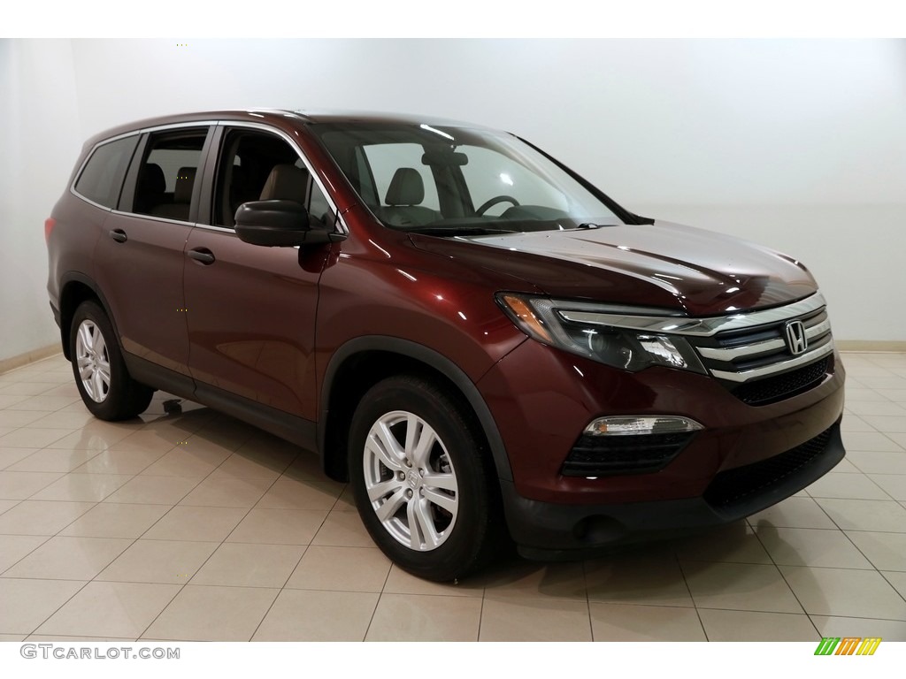 Dark Cherry Pearl Honda Pilot