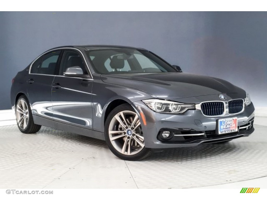 2018 3 Series 330e iPerformance Sedan - Mineral Grey Metallic / Black photo #12