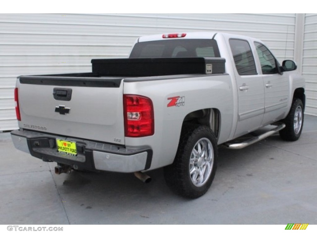 2011 Silverado 1500 LTZ Crew Cab 4x4 - Sheer Silver Metallic / Light Titanium/Dark Titanium photo #10