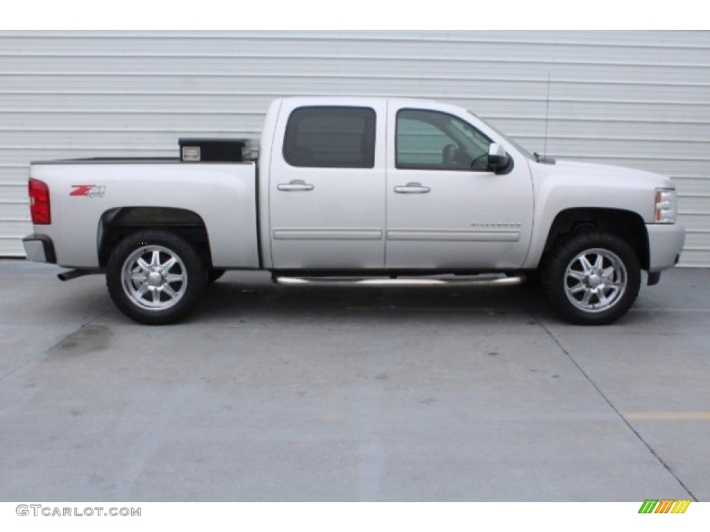 2011 Silverado 1500 LTZ Crew Cab 4x4 - Sheer Silver Metallic / Light Titanium/Dark Titanium photo #11