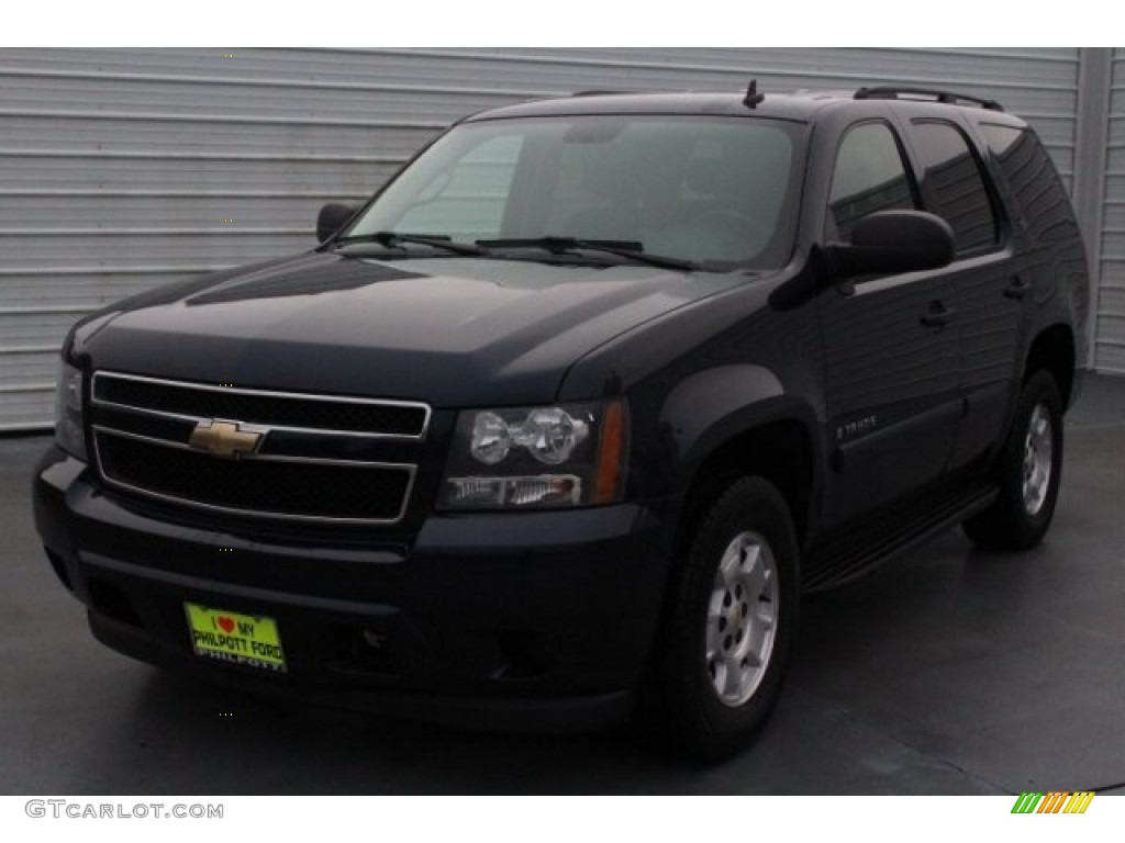 2009 Tahoe LS - Dark Blue Metallic / Ebony photo #3