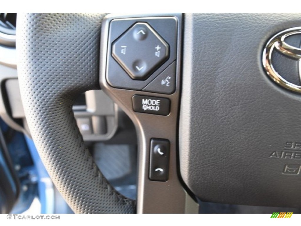 2019 Toyota Tacoma TRD Sport Access Cab 4x4 TRD Graphite Steering Wheel Photo #129955720