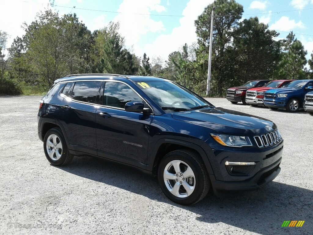 Jazz Blue Pearl 2019 Jeep Compass Latitude Exterior Photo #129957691