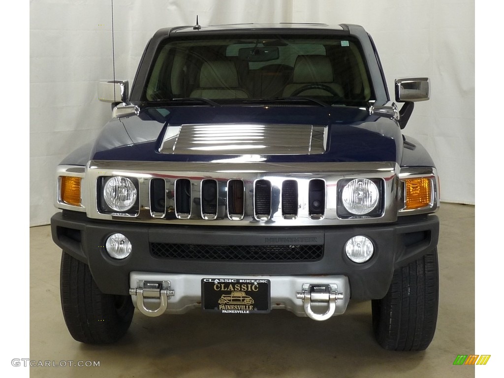2009 H3  - All-Terrain Blue / Light Cashmere/Ebony photo #4
