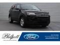 2018 Shadow Black Ford Explorer FWD  photo #1