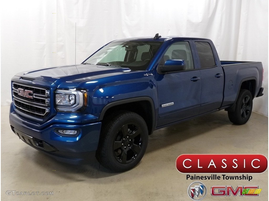 2019 Sierra 1500 Limited Elevation Double Cab 4WD - Stone Blue Metallic / Jet Black/Dark Ash photo #1
