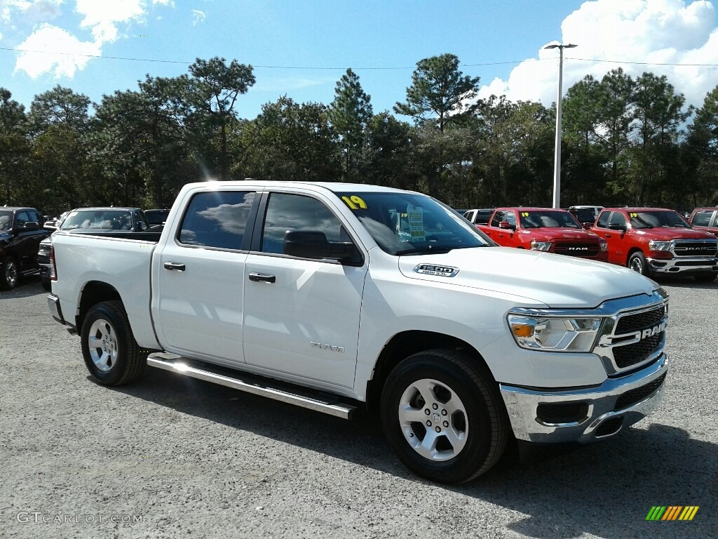 2019 1500 Tradesman Crew Cab - Bright White / Black photo #7