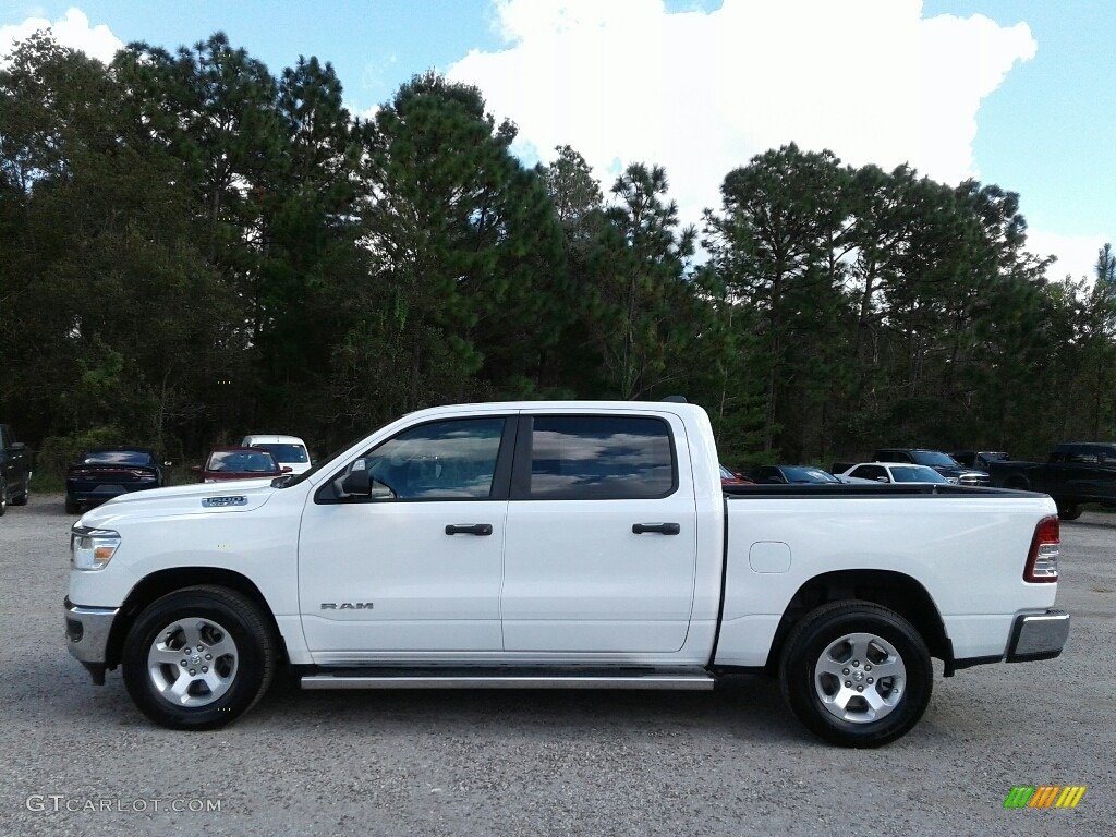 2019 1500 Tradesman Crew Cab - Bright White / Black/Diesel Gray photo #2