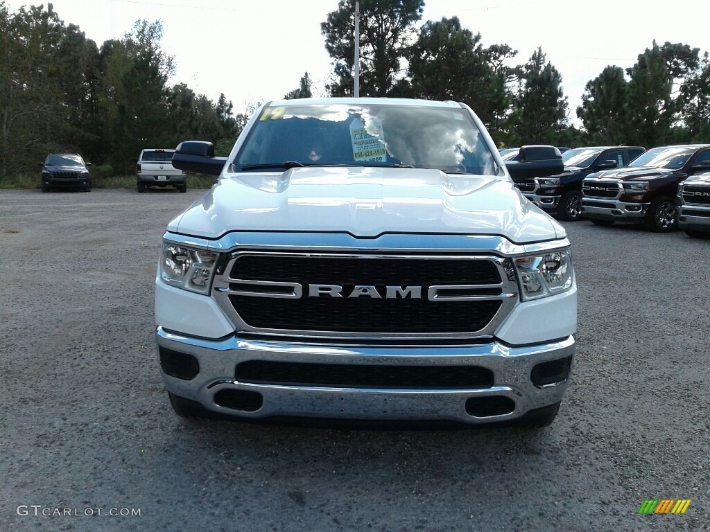 2019 1500 Tradesman Crew Cab - Bright White / Black/Diesel Gray photo #8