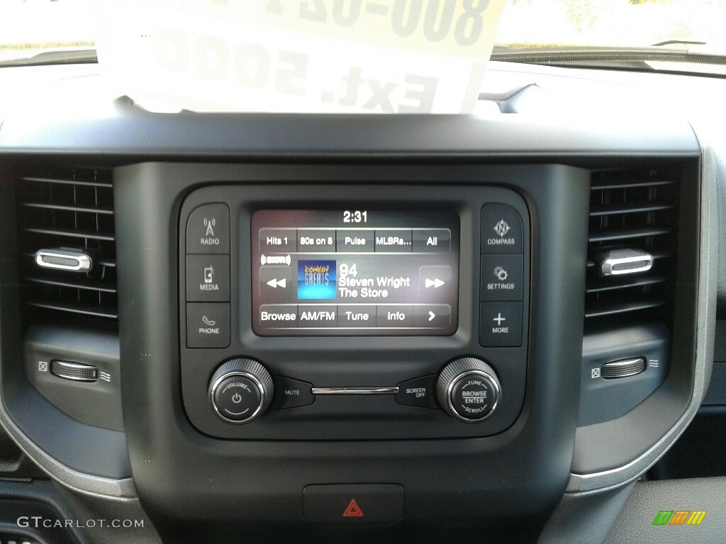 2019 1500 Tradesman Crew Cab - Bright White / Black/Diesel Gray photo #15