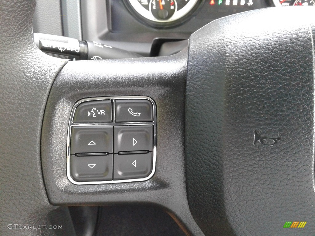 2018 1500 Tradesman Quad Cab 4x4 - Brilliant Black Crystal Pearl / Black/Diesel Gray photo #15