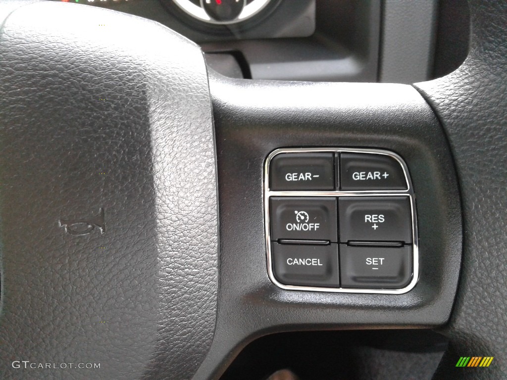 2018 1500 Tradesman Quad Cab 4x4 - Brilliant Black Crystal Pearl / Black/Diesel Gray photo #16