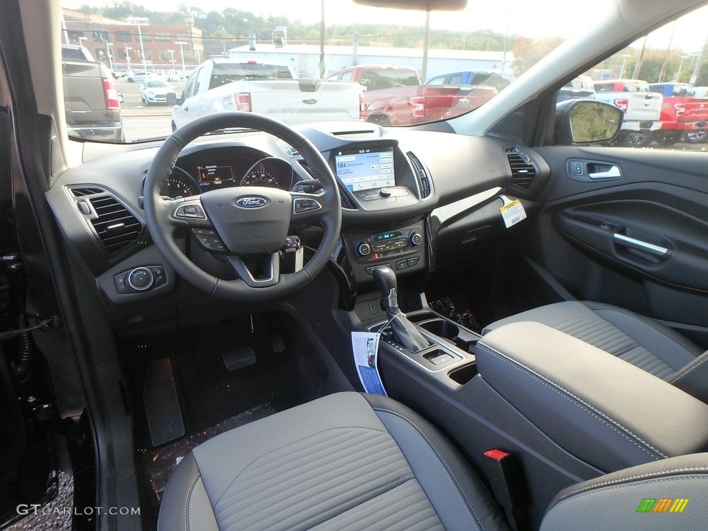 Charcoal Black Interior 2018 Ford Escape SE 4WD Photo #129959879
