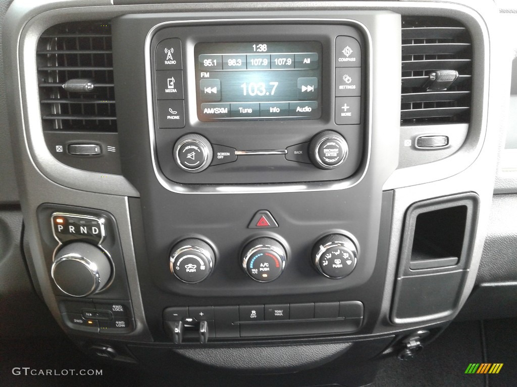 2018 1500 Tradesman Quad Cab 4x4 - Brilliant Black Crystal Pearl / Black/Diesel Gray photo #18