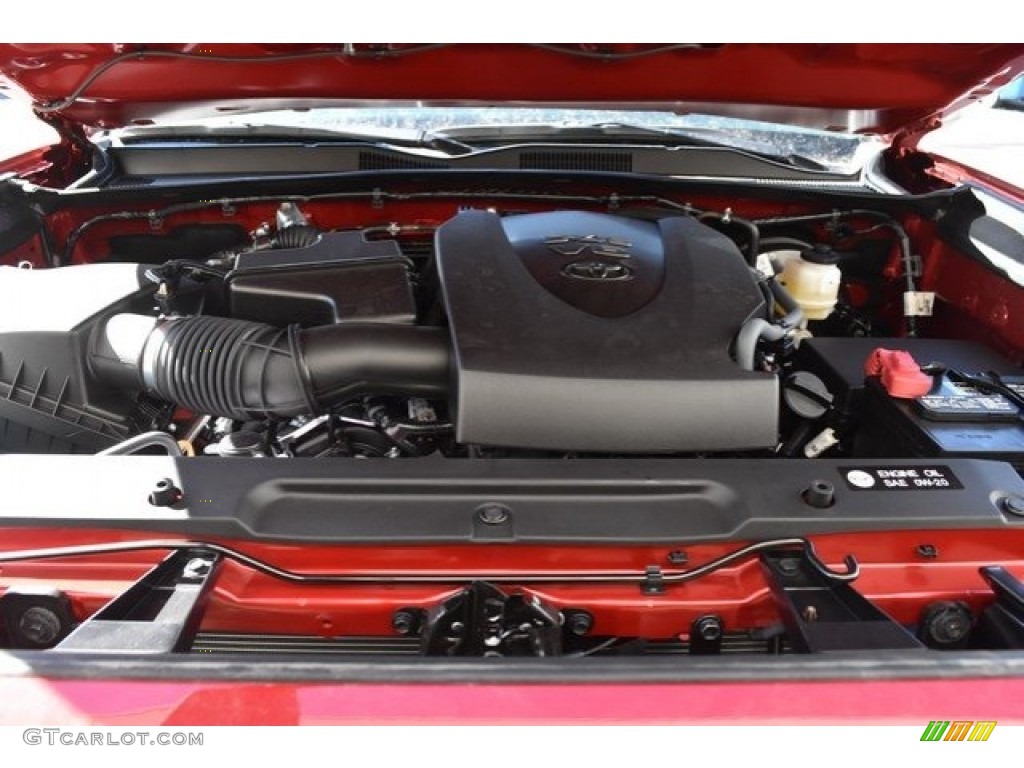 2019 Tacoma SR Double Cab 4x4 - Barcelona Red Metallic / Cement Gray photo #31