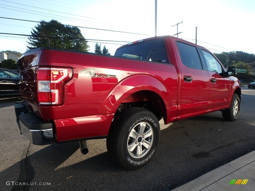 2018 F150 XLT SuperCrew 4x4 - Ruby Red / Earth Gray photo #5