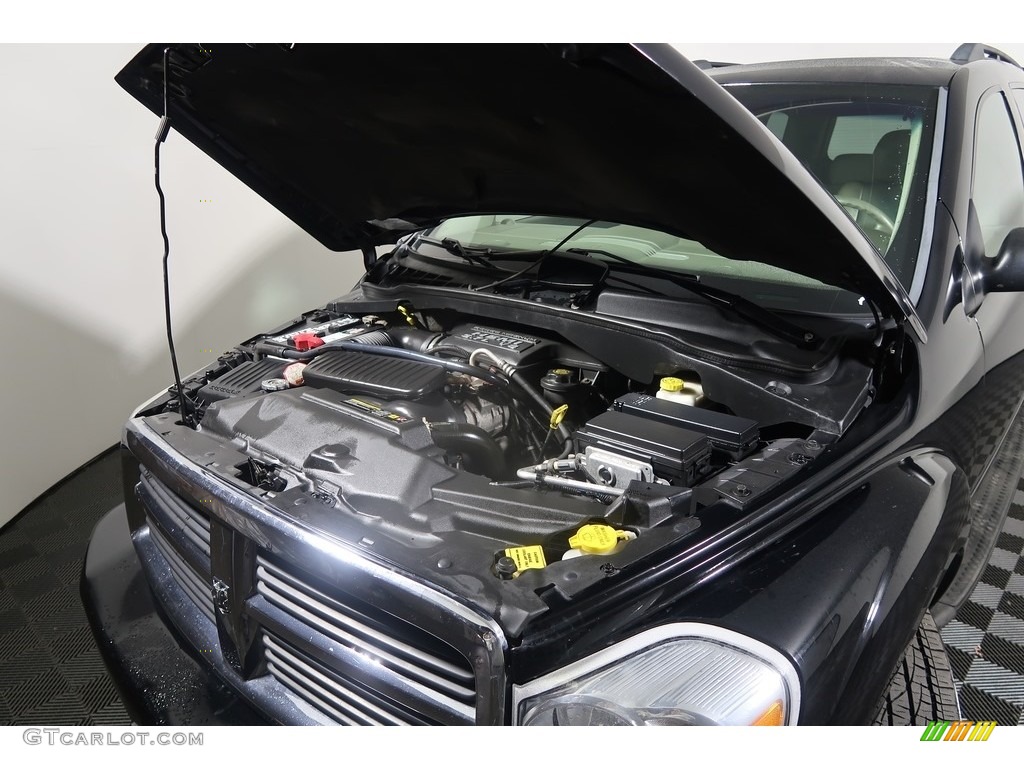 2004 Durango SLT 4x4 - Black / Dark Khaki/Light Graystone photo #30