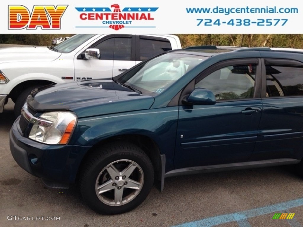 2006 Equinox LT AWD - Bermuda Green Metallic / Light Gray photo #1