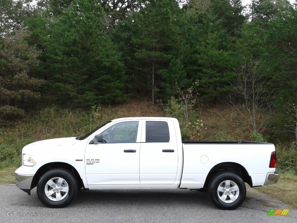 2019 1500 Classic Tradesman Quad Cab 4x4 - Bright White / Black/Diesel Gray photo #1