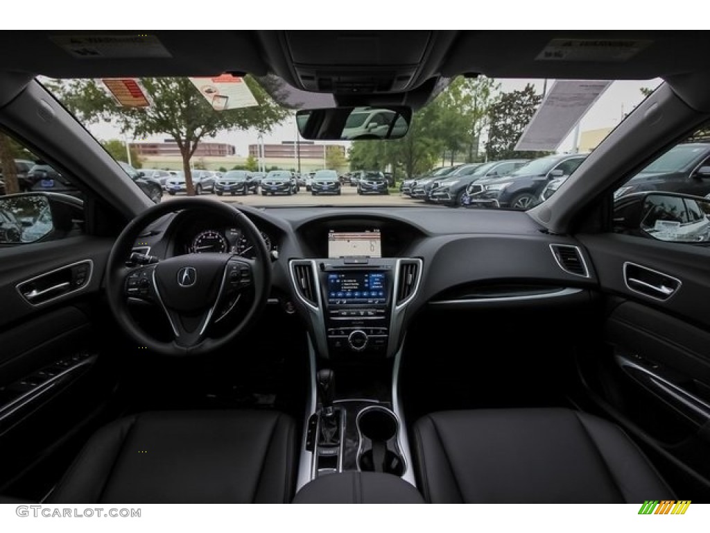 2019 Acura TLX Sedan Ebony Dashboard Photo #129965221