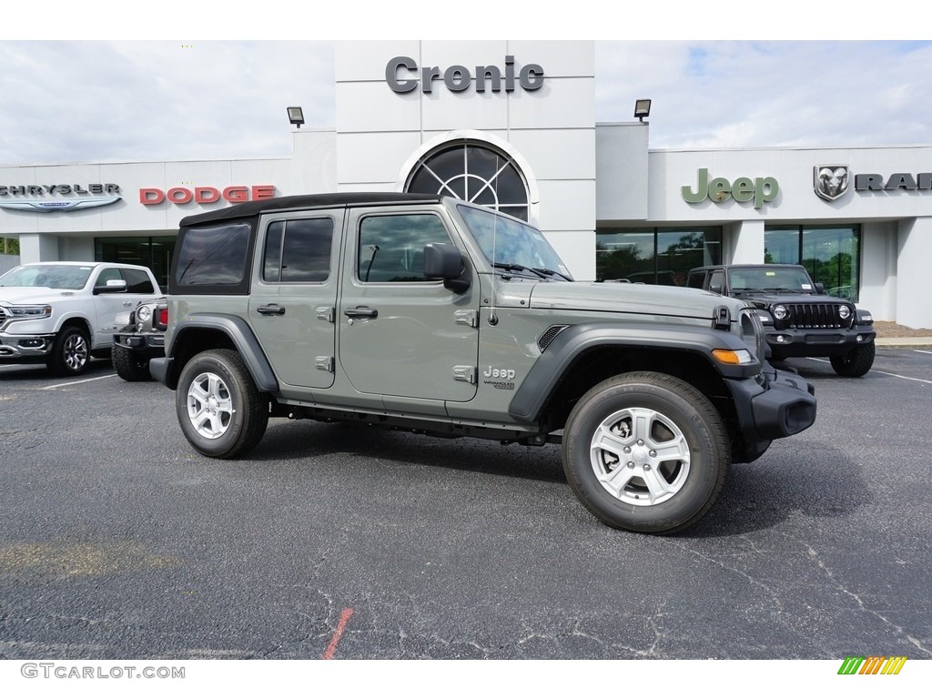 2018 Wrangler Unlimited Sport 4x4 - Sting-Gray / Black photo #1